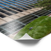 Courthouse Facade und Plaza in Minneapolis Fotodruck (Ecke)