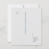 Courthouse Minimalist Wedding Witness  (Vorderseite)