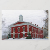Courthouse Snow Briefpapier (Vorderseite)