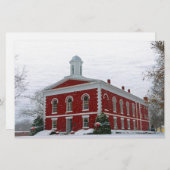 Courthouse Snow Briefpapier (Vorne/Hinten)