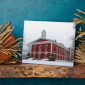 Courthouse Snow Fotoplatte (Seite)