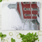 Courthouse Snow Handtuch (Gefaltet)