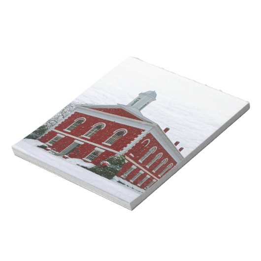 Courthouse Snow Notizblock (Rotiert)