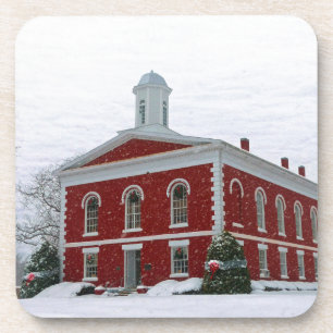 Courthouse Snow Untersetzer