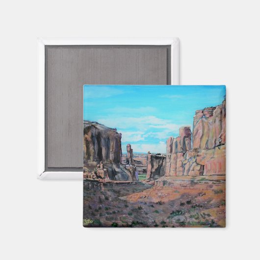 Courthouse Towers - Magnet (Vorderseite/Rückseite)