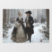 Courting Fensteraufkleber (Blatt)