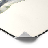 Courting Otters Poster (Ecke)