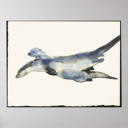 Courting Otters Poster (Vorne)