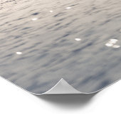 Courting Swans Nature Foto Poster (Ecke)