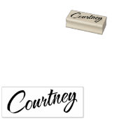 Courtney Name dekorative Drehschrift Schriftart Bu Gummistempel (Stempel)