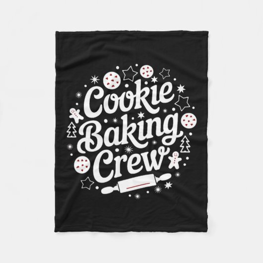 Courtney's Frauen passen Cookie Baking Crew Fleecedecke (Vorderseite)