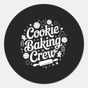Courtney's Frauen passen Cookie Baking Crew Runder Aufkleber