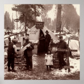 Courtney's Store - Klondike Gold Rush 1898 Poster (Vorne)