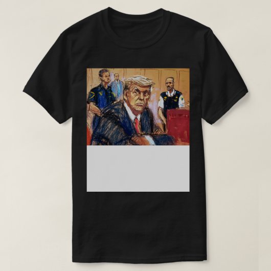 Courtroom Sketch T-Shirt (Design vorne)