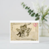 Courtship Postcard (1911) Postkarte (Stehend Vorderseite)