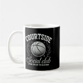 Courtside Social Club Basketball Bleachers Life Qu Kaffeetasse (Links)