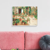 Courtyard by Eliseu Meifren Courtyard Patio Garden Leinwanddruck (Insitu (Wohnzimmer))