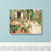 Courtyard by Eliseu Meifren Courtyard Patio Garden Leinwanddruck (Insitu (Holzboden))