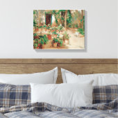 Courtyard by Eliseu Meifren Courtyard Patio Garden Leinwanddruck (Insitu (Schlafzimmer))