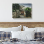 Courtyard Cat Leinwanddruck (Insitu (Schlafzimmer))