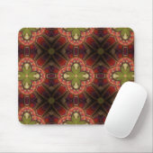 Courtyard Farbiges geometrisches Muster Mousepad (Mit Mouse)