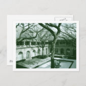 Courtyard in Chicago Postkarte (Vorne/Hinten)