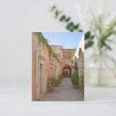 Courtyard Kloster Postcard Postkarte (Stehend Vorderseite)