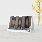 Courtyard of Ramesses II in Luxor Temple Karte (Gelbe Blume)