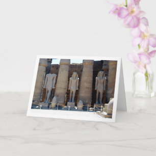 Courtyard of Ramesses II in Luxor Temple Karte