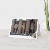 Courtyard of Ramesses II in Luxor Temple Karte (Vorderseite)