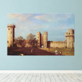 Courtyard Warwick Castle Canaletto Leinwanddruck (Insitu (Holzboden))