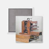 Couseuse', die erste Nähmaschine, 1830 Magnet (Vorderseite/Rückseite)