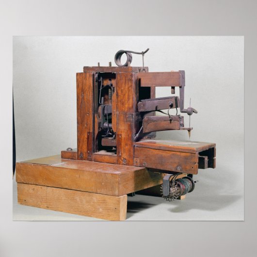 Couseuse', the first sewing machine, 1830 poster (Vorne)