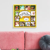 Cousin 12 Fotocollage Retro Comic Buchen Spaß Leinwanddruck (Insitu (Wohnzimmer))