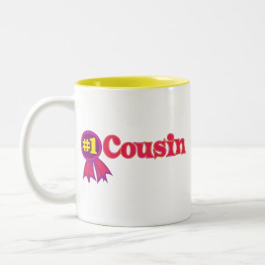 Cousin #1 zweifarbige tasse (Links)
