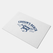 Cousin Beach, NC Der Sommer I wurde Hübsch Fußmatte (Schrägansicht)