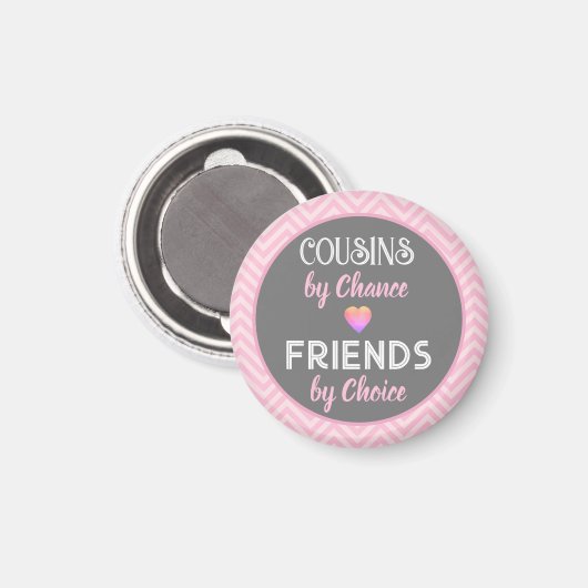 Cousin! Besondere Freundschaftsgeschenk Magnet (Vorderseite/Rückseite)