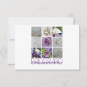 Cousin Bitte übernachten Sie in Bridesmaid Einladung (Vorderseite)