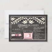 Cousin Bitte übernachten Sie in Bridesmaid Einladung (Vorderseite)