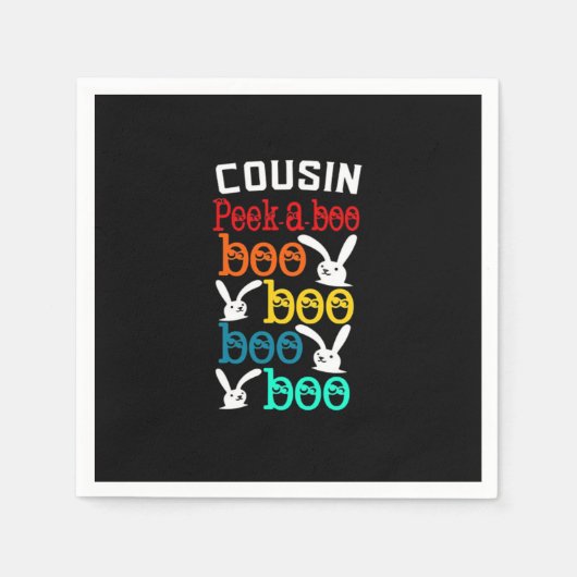 Cousin Bunny Game for Novelty Serviette (Vorderseite)