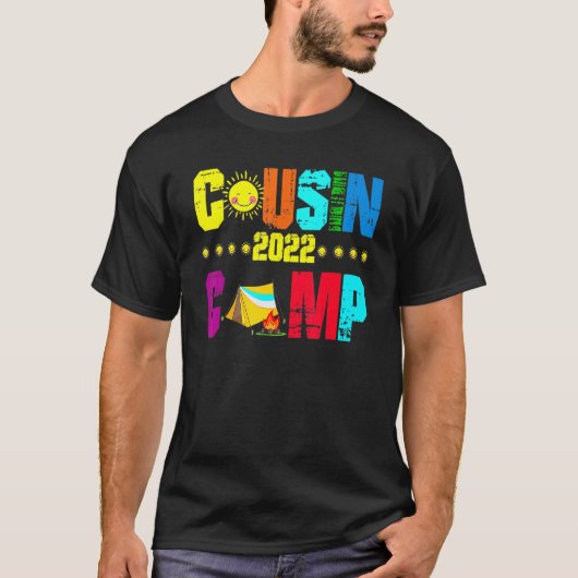 Cousin Camp 2022 Cousin Tribe Vacation 1 T-Shirt (Vorderseite)