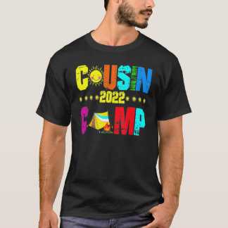 Cousin Camp 2022 Family Camping Sommerferien C T-Shirt