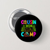 Cousin Camp 2024 Familienurlaub Sommerurlaub Campi Button (Vorne & Hinten)