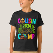 Cousin Camp 2024 Familienurlaub Sommerurlaub Campi T-Shirt (Vorderseite)