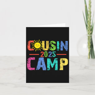 Cousin Camp 2025 Camping Campfire Sommerferien Karte
