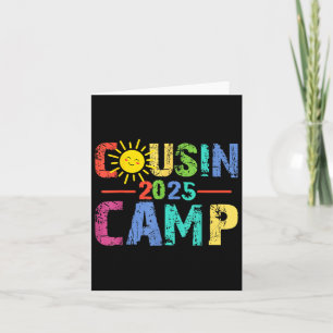 Cousin Camp 2025 Camping Campfire Sommerferien Karte
