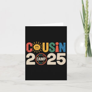 Cousin Camp 2025 Camping Campfire Sommerferien Karte