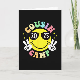 Cousin Camp 2025 Camping Campfire Summer Vacation Karte