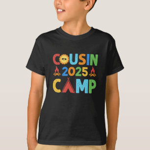Cousin Camp 2025 Camping Crew Sommerferien Cous T-Shirt