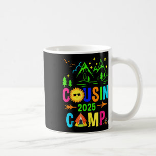 Cousin Camp 2025 Camping Lagerfeuer Sommerferien Kaffeetasse